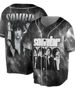 Sombr World Tour Music Vintage Baseball Jersey