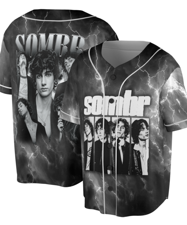 Sombr World Tour Music Vintage Baseball Jersey