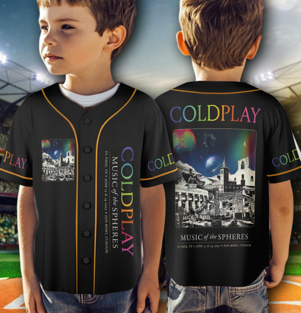 Alternative view of Coldplay Bootleg Baseball Jersey