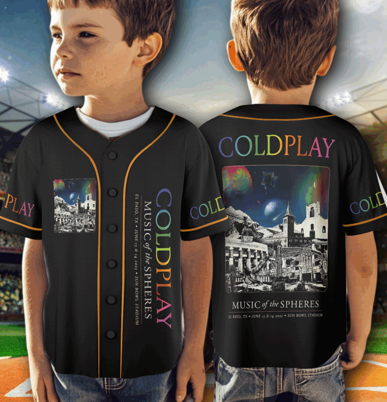 Alternative view of Coldplay Bootleg Baseball Jersey
