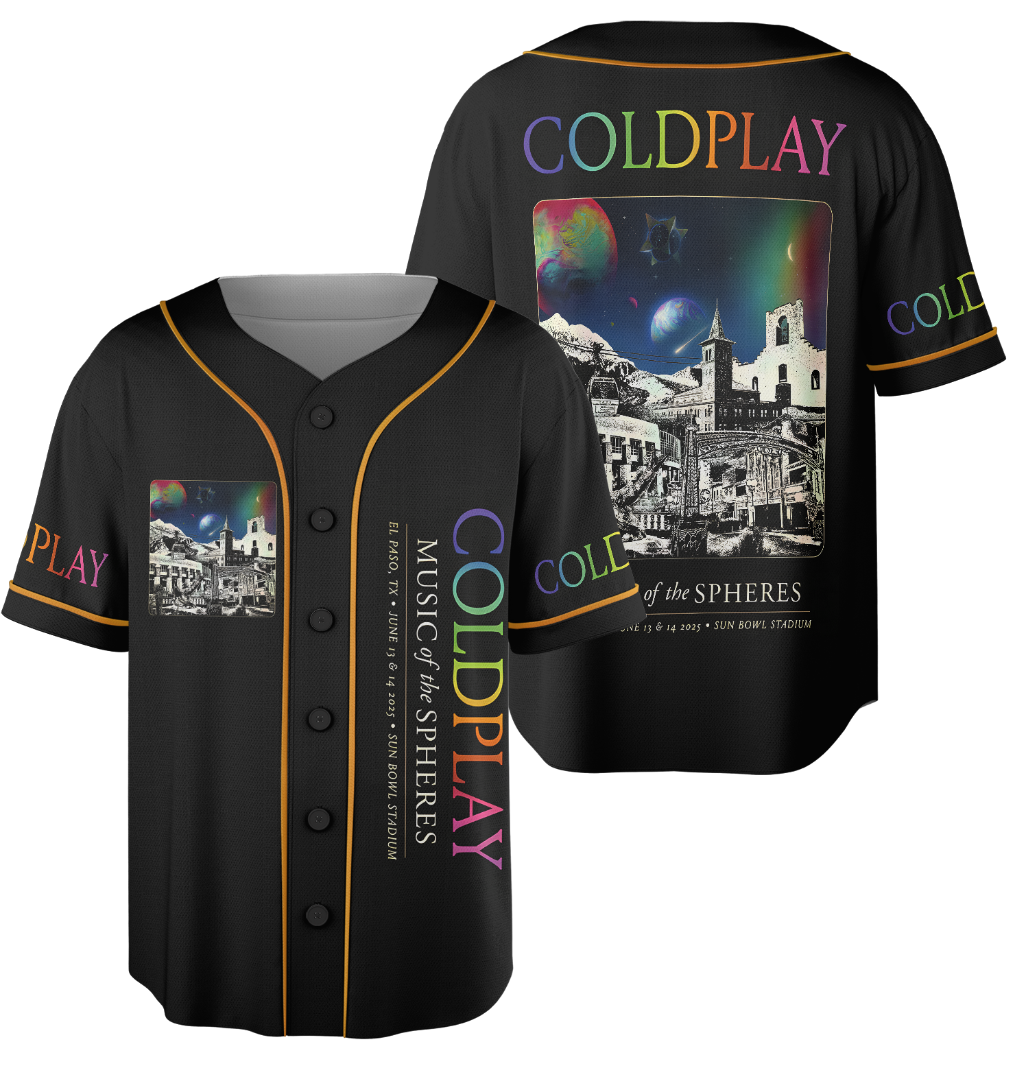 Coldplay Bootleg Baseball Jersey - Image 4