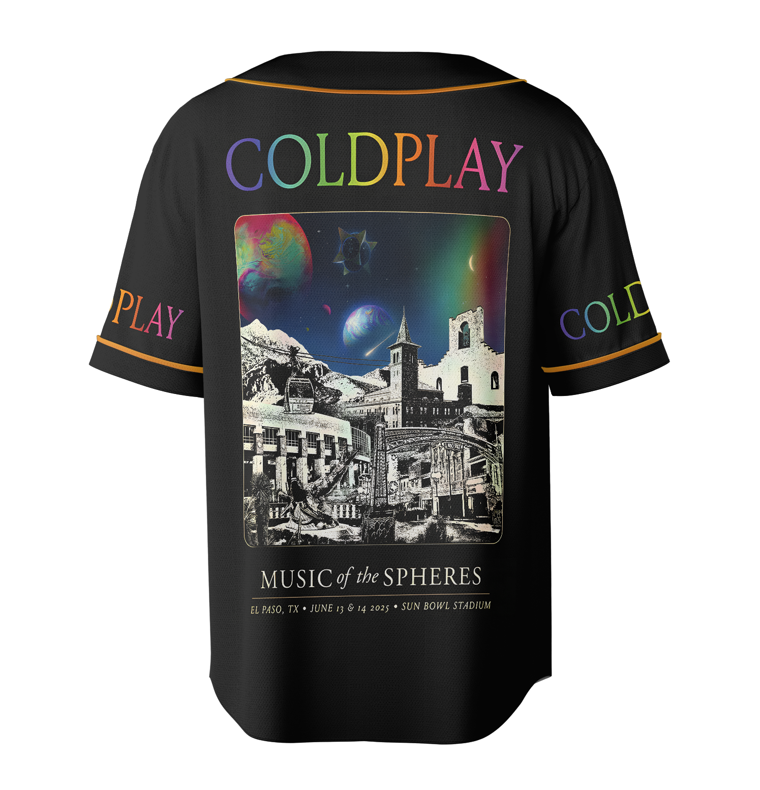 Coldplay Bootleg Baseball Jersey - Image 5