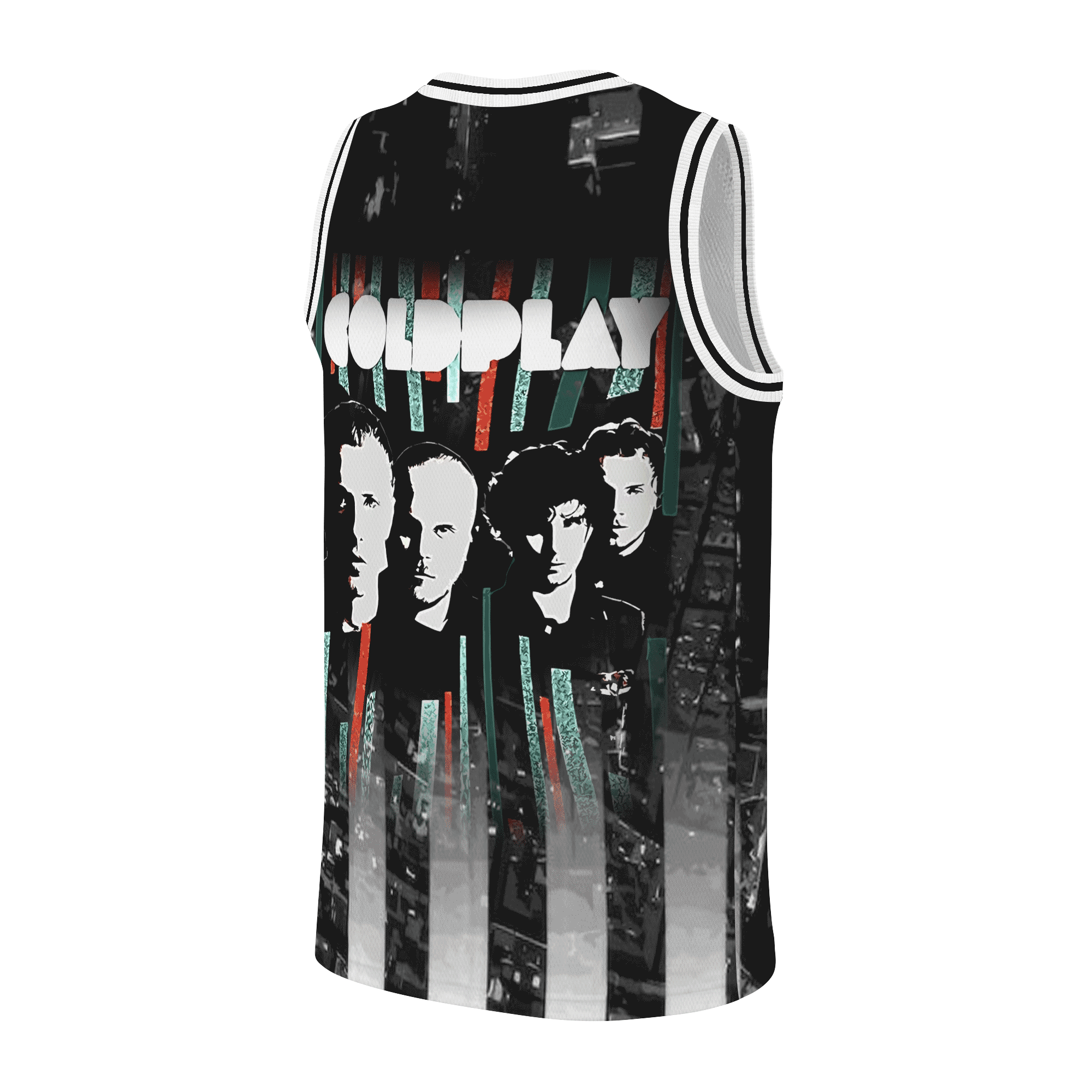 Vintage Coldplay Basketball Jersey, Music of the Spheres Tour 2025 Jersey - Image 2