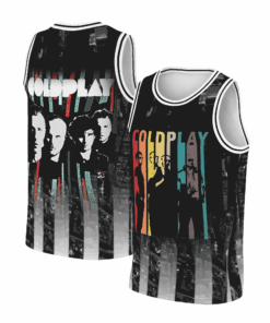 Vintage Coldplay Basketball Jersey, Music of the Spheres Tour 2025 Jersey