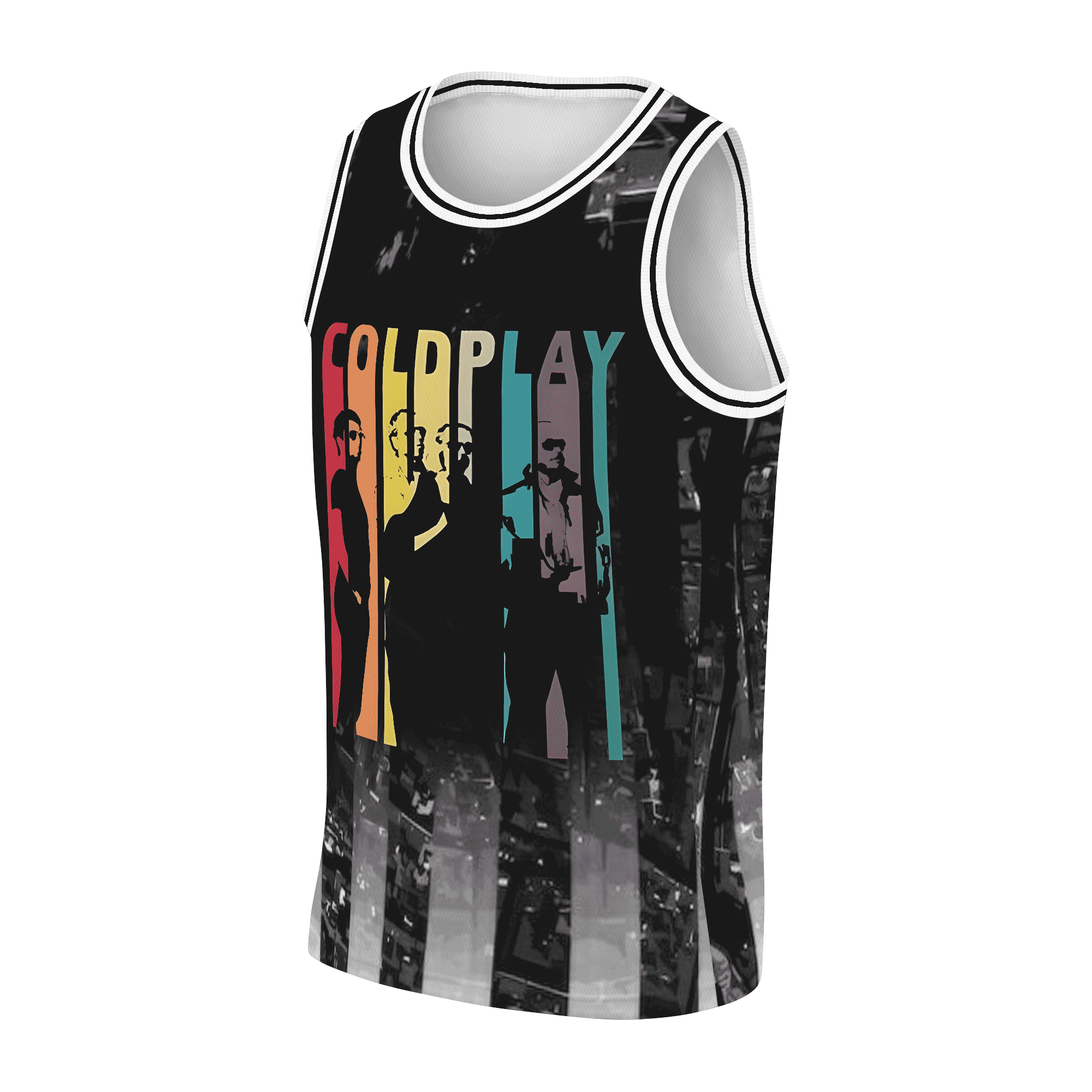 Vintage Coldplay Basketball Jersey, Music of the Spheres Tour 2025 Jersey - Image 3