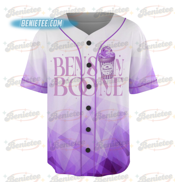 Alternative view of Benny’s Moonbeam Ice Cream Baseball Jersey, America Concert Tour Jersey, Mystical Magical Tee, Music Concert Shirt Gift