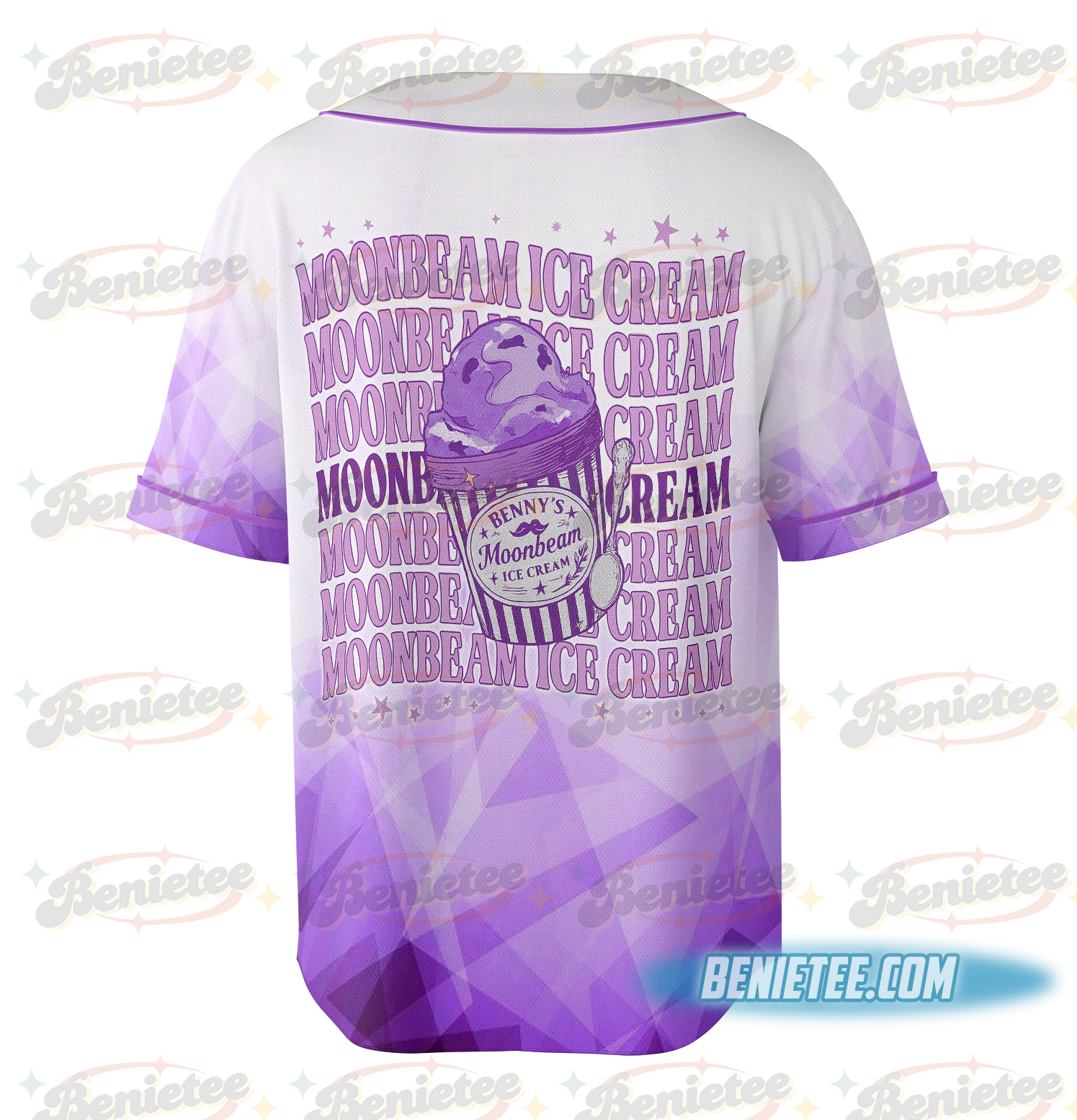 Benny’s Moonbeam Ice Cream Baseball Jersey, America Concert Tour Jersey, Mystical Magical Tee, Music Concert Shirt Gift - Image 4