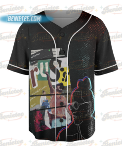Alternative view of Russ Wild Tour Baseball Jersey, Into the Wild Tour Tee with Cash Stack, Music Festival Apparel, Russ 2025 Concert Jersey, Wild Album Russ Shirt