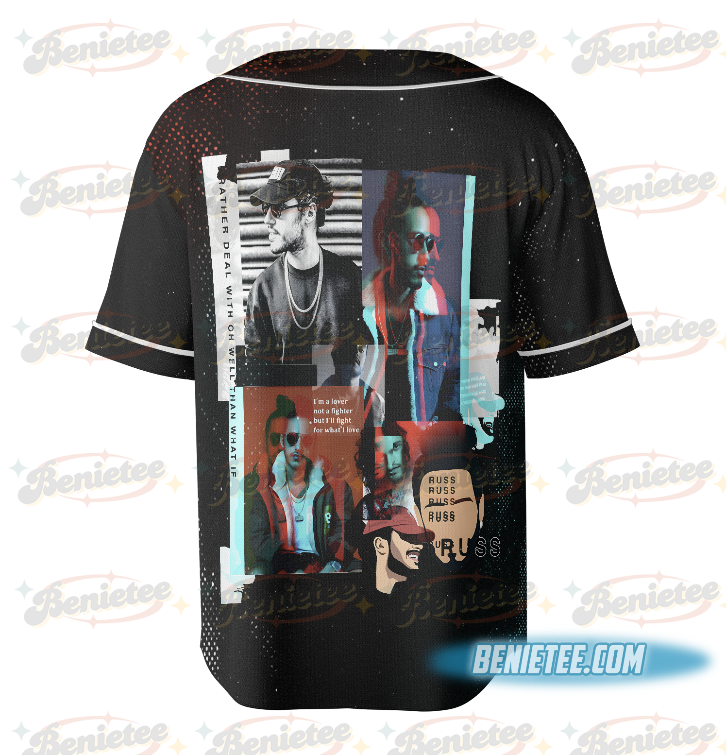 Russ Wild Tour Baseball Jersey, Into the Wild Tour Tee with Cash Stack, Music Festival Apparel, Russ 2025 Concert Jersey, Wild Album Russ Shirt - Image 4