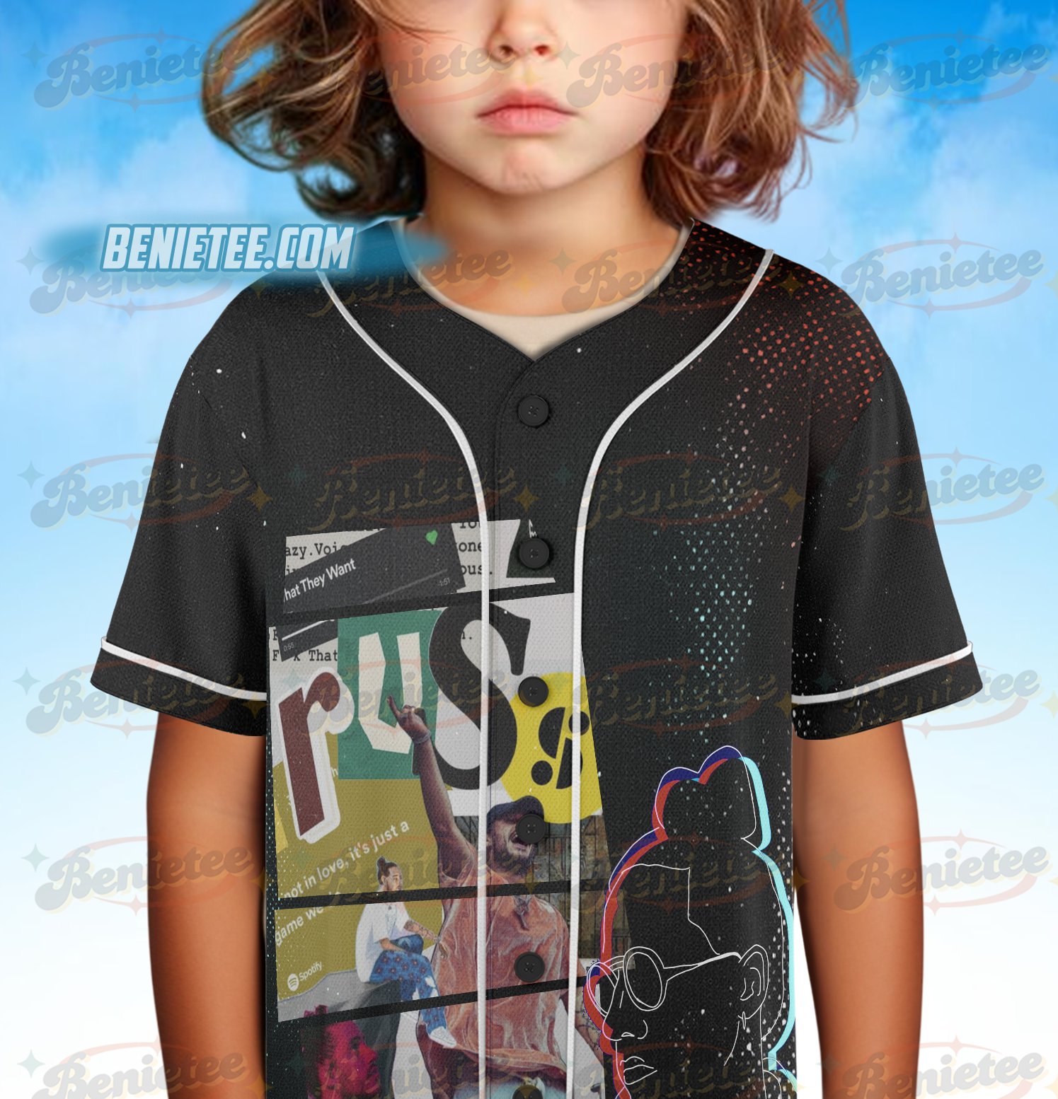 Russ Wild Tour Baseball Jersey, Into the Wild Tour Tee with Cash Stack, Music Festival Apparel, Russ 2025 Concert Jersey, Wild Album Russ Shirt - Image 5