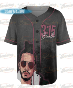 Alternative view of Russ 2025 Concert Baseball Jersey, Into the Wild Tour Tee with Cash Stack, Music Festival Apparel, Wild Album Russ Fan Shirt