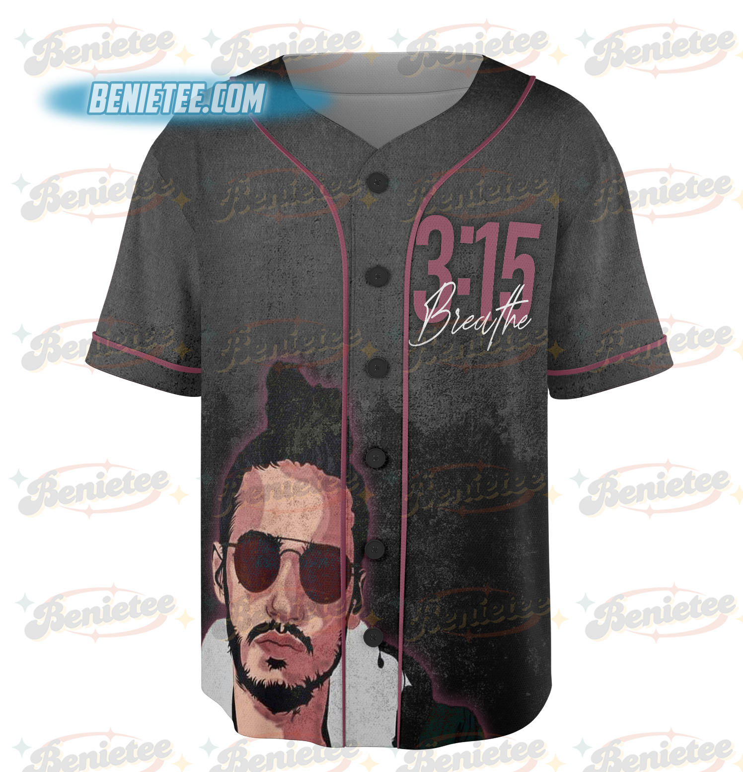 Russ 2025 Concert Baseball Jersey, Into the Wild Tour Tee with Cash Stack, Music Festival Apparel, Wild Album Russ Fan Shirt - Image 2