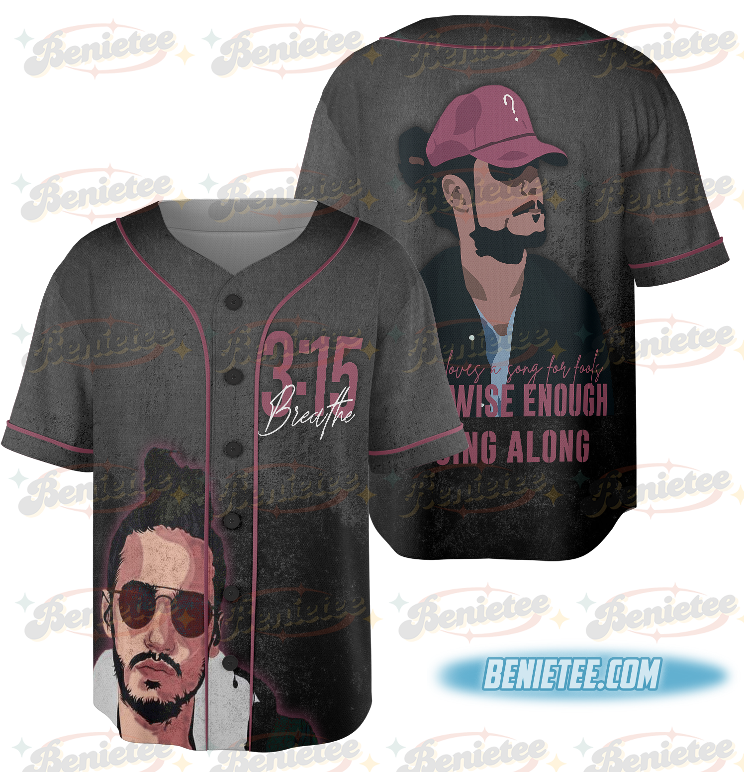 Russ 2025 Concert Baseball Jersey, Into the Wild Tour Tee with Cash Stack, Music Festival Apparel, Wild Album Russ Fan Shirt - Image 3