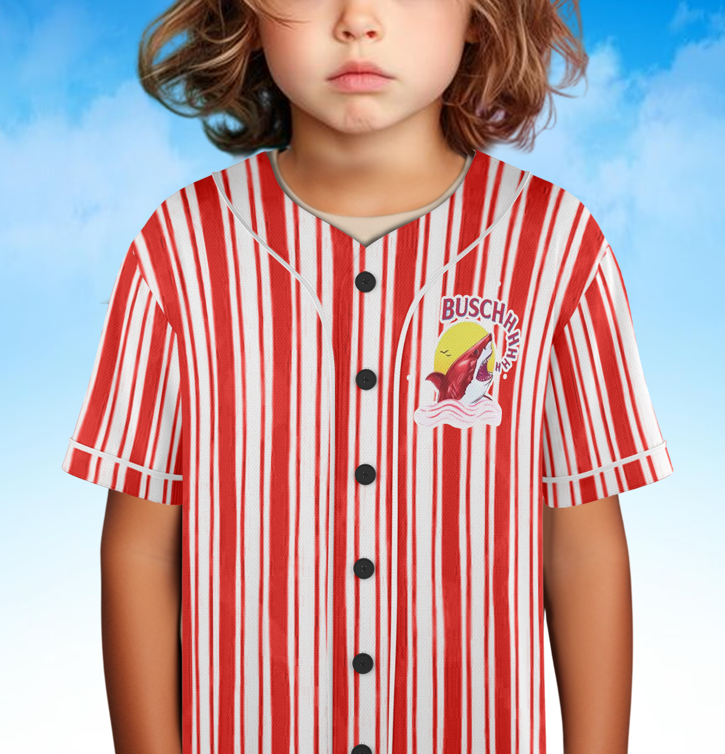 Busch Light Apple Baseball Jersey - Image 6