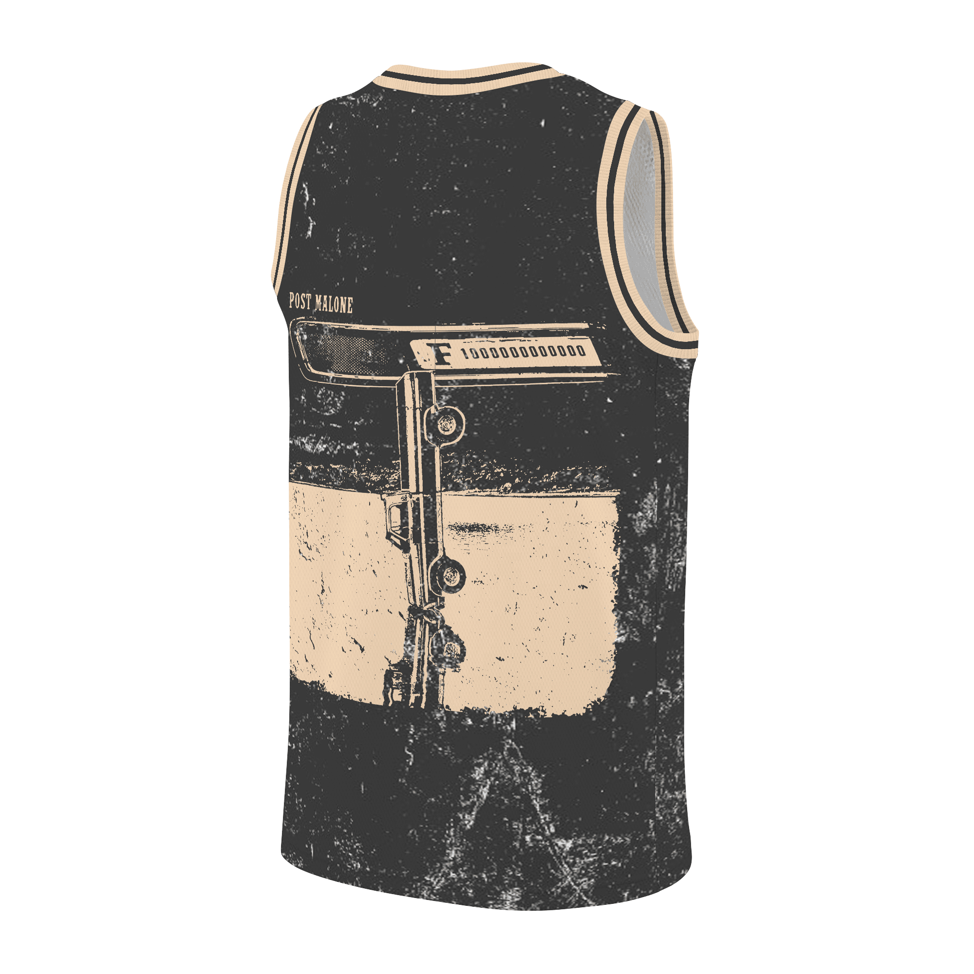 Post Malone Basketball Jersey,Concert T- Shirt - Image 3