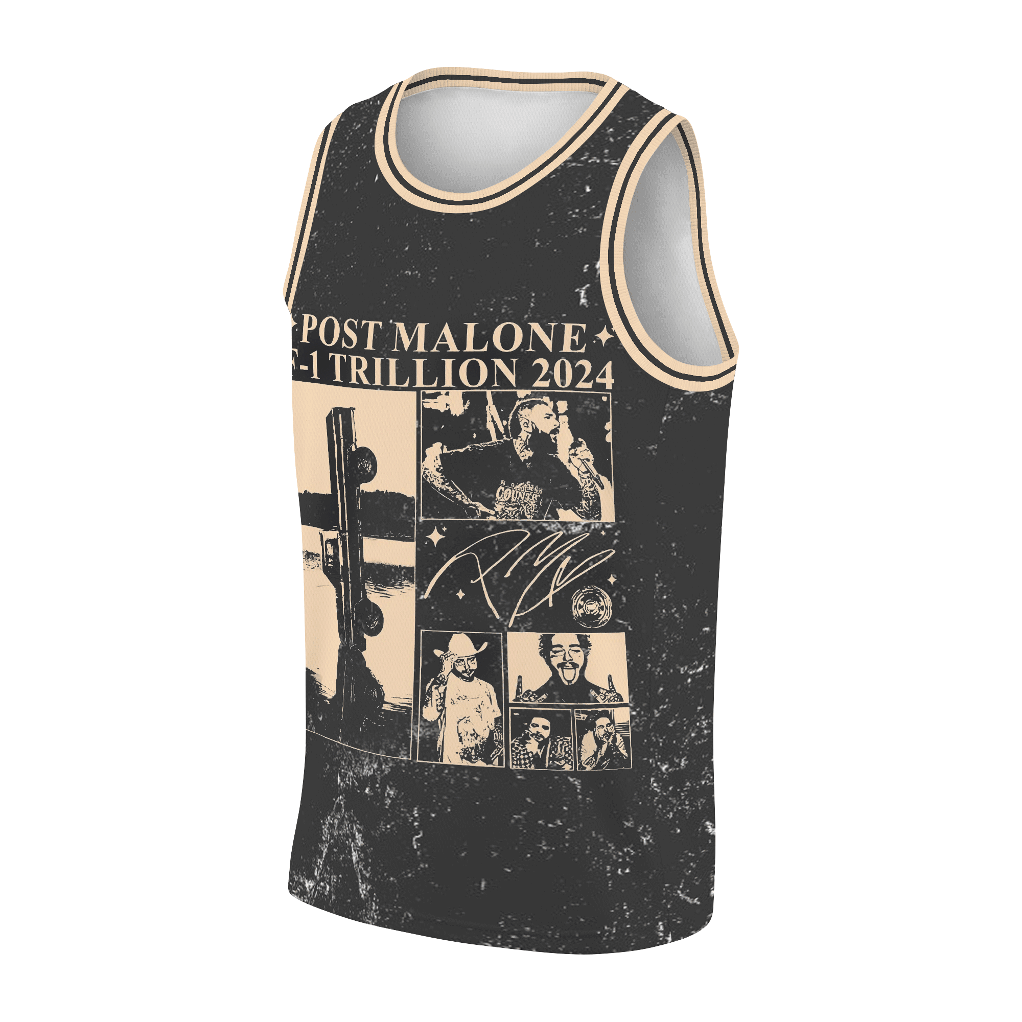 Post Malone Basketball Jersey,Concert T- Shirt - Image 2