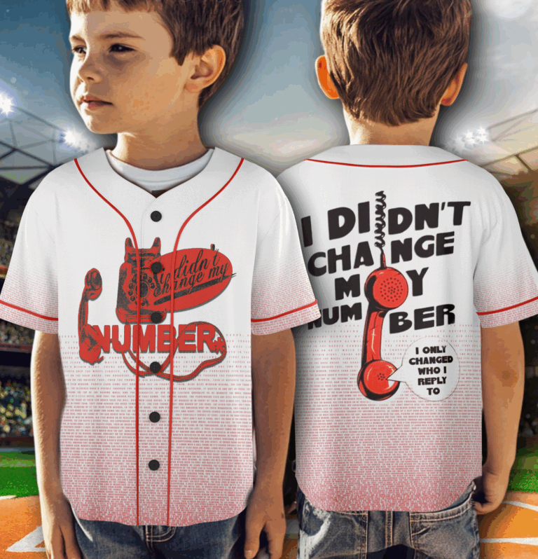 Alternative view of I Didnt Change My Jersey, Custom Song Lyric, Concert, Vintage Music Shirt