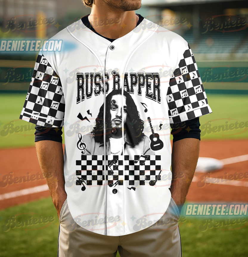 Russ T-Shirt for Russ Concert, Russ Rapper Baseball Jersey - Image 2