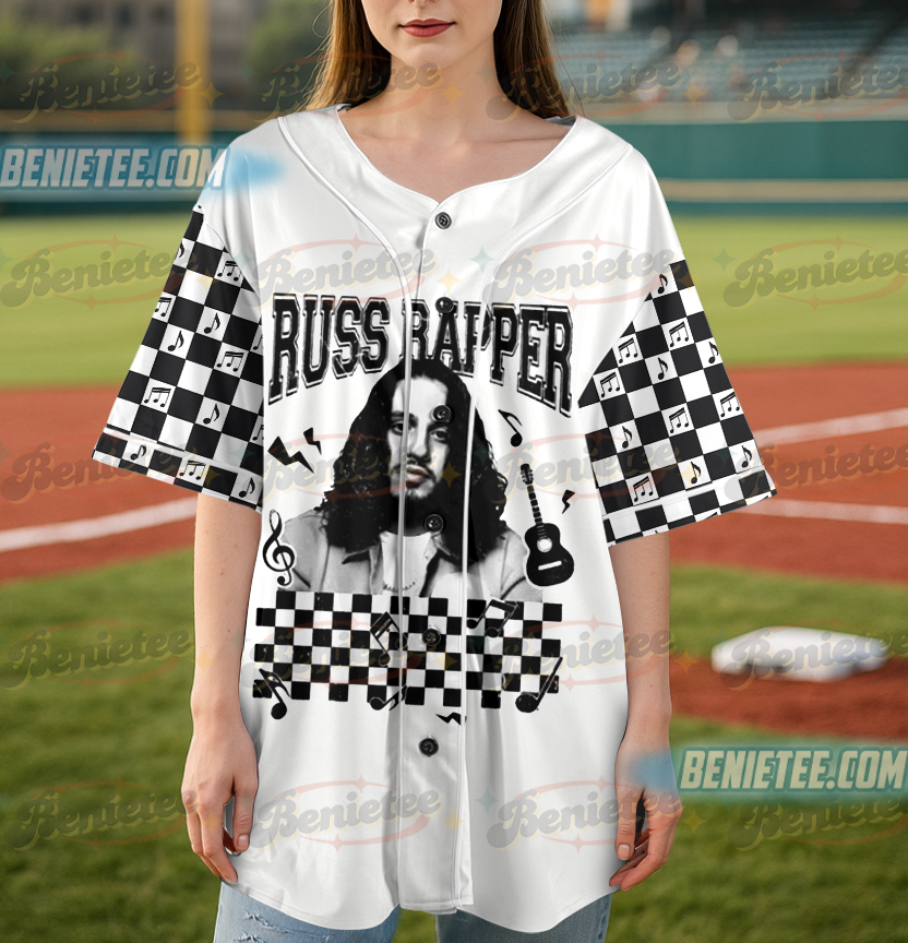 Russ T-Shirt for Russ Concert, Russ Rapper Baseball Jersey - Image 4