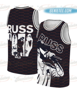 Russ Wild Tour Basketball Jersey, Into the Wild Tour Jersey, Music Festival Apparel, Russ 2025 Concert
