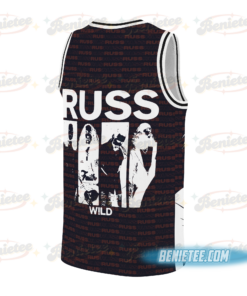 Alternative view of Russ Wild Tour Basketball Jersey, Into the Wild Tour Jersey, Music Festival Apparel, Russ 2025 Concert