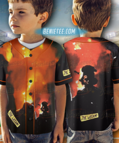 Alternative view of Vintage Washed TheWeeknd HurryUpTomorrow 2025 Oversize Tour Jersey