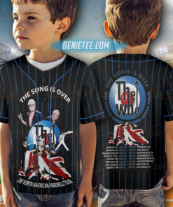 Alternative view of The Who Jersey, New The Song Is Over Hot Tour 2025 Fan Gift