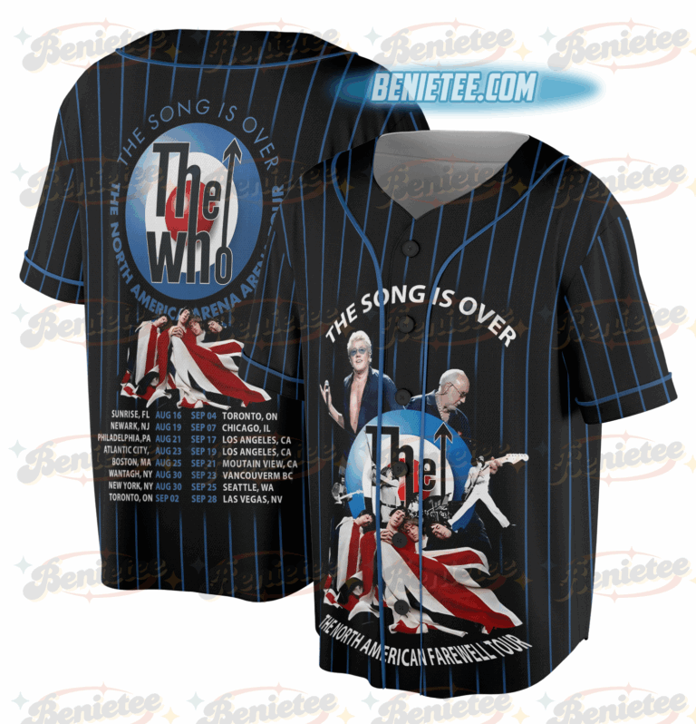 The Who Jersey, New The Song Is Over Hot Tour 2025 Fan Gift