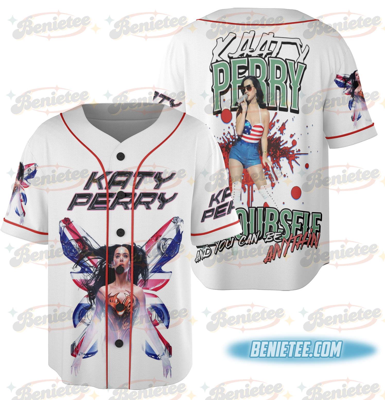 2025 Katy Perry The Lifetime Tour Baseball Jersey