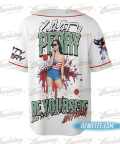 Alternative view of 2025 Katy Perry The Lifetime Tour Baseball Jersey