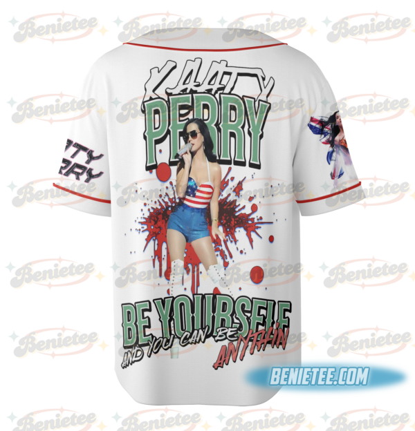 Alternative view of 2025 Katy Perry The Lifetime Tour Baseball Jersey