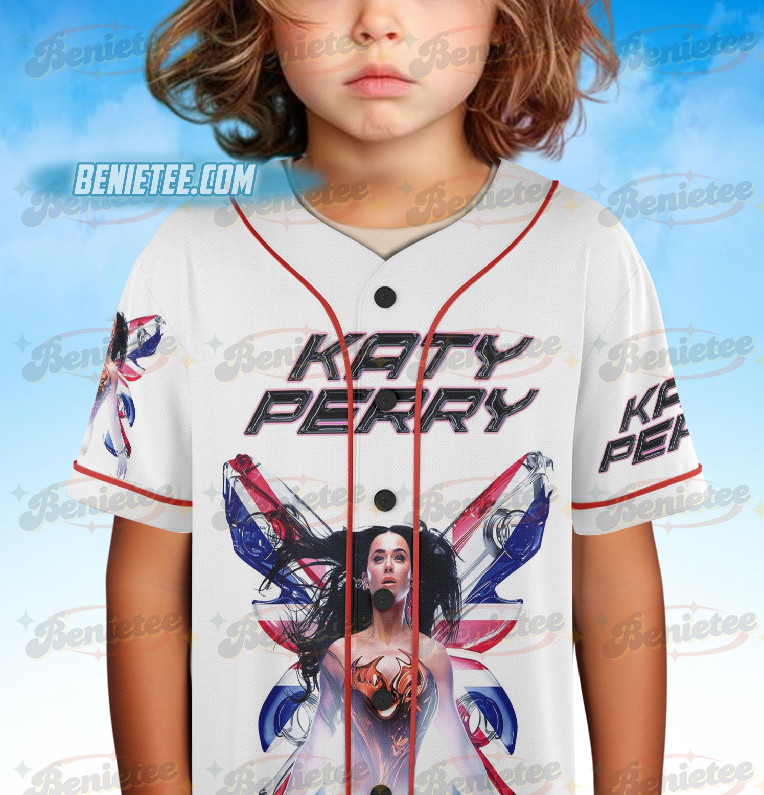 2025 Katy Perry The Lifetime Tour Baseball Jersey - Image 3