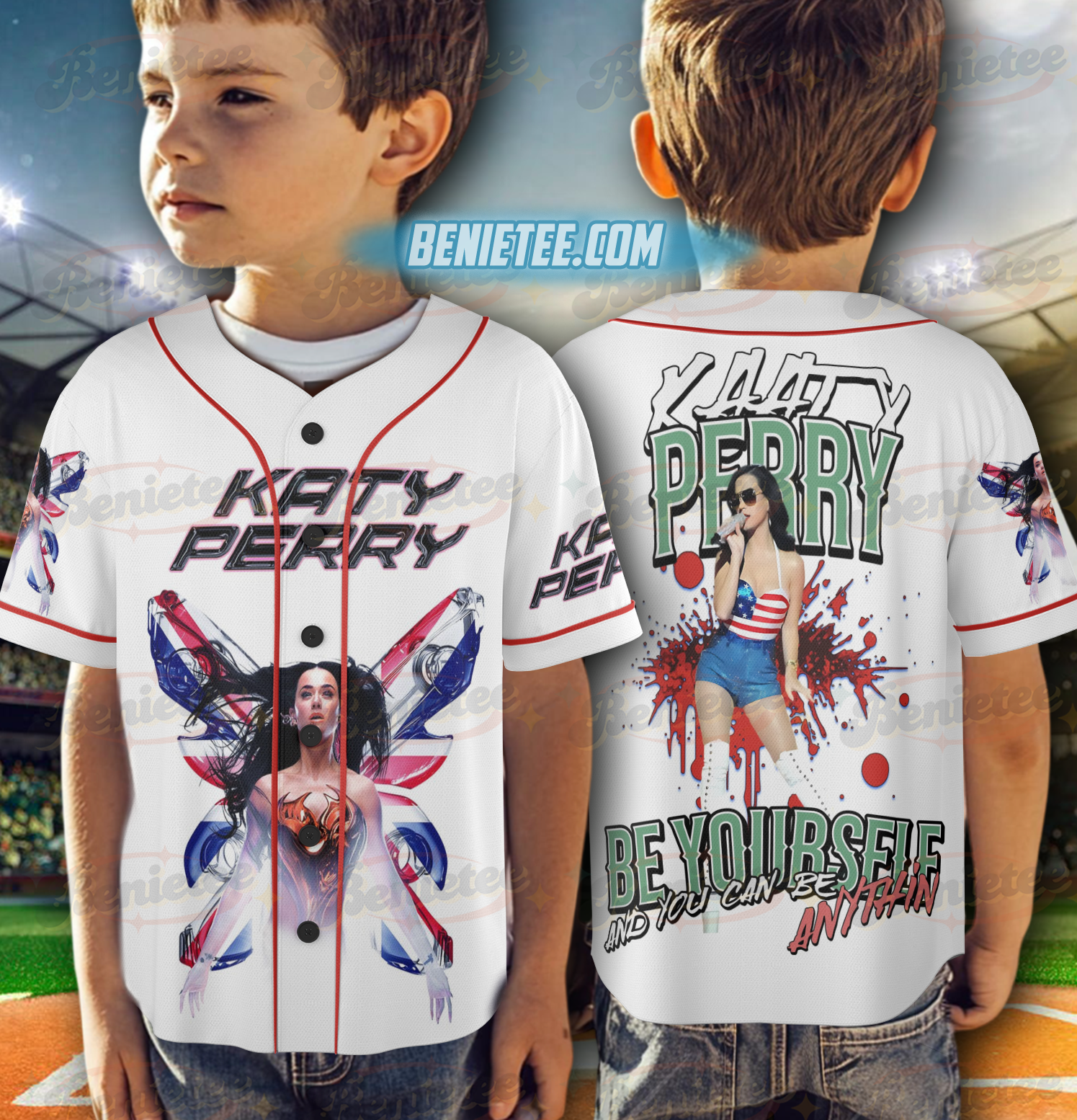2025 Katy Perry The Lifetime Tour Baseball Jersey - Image 4