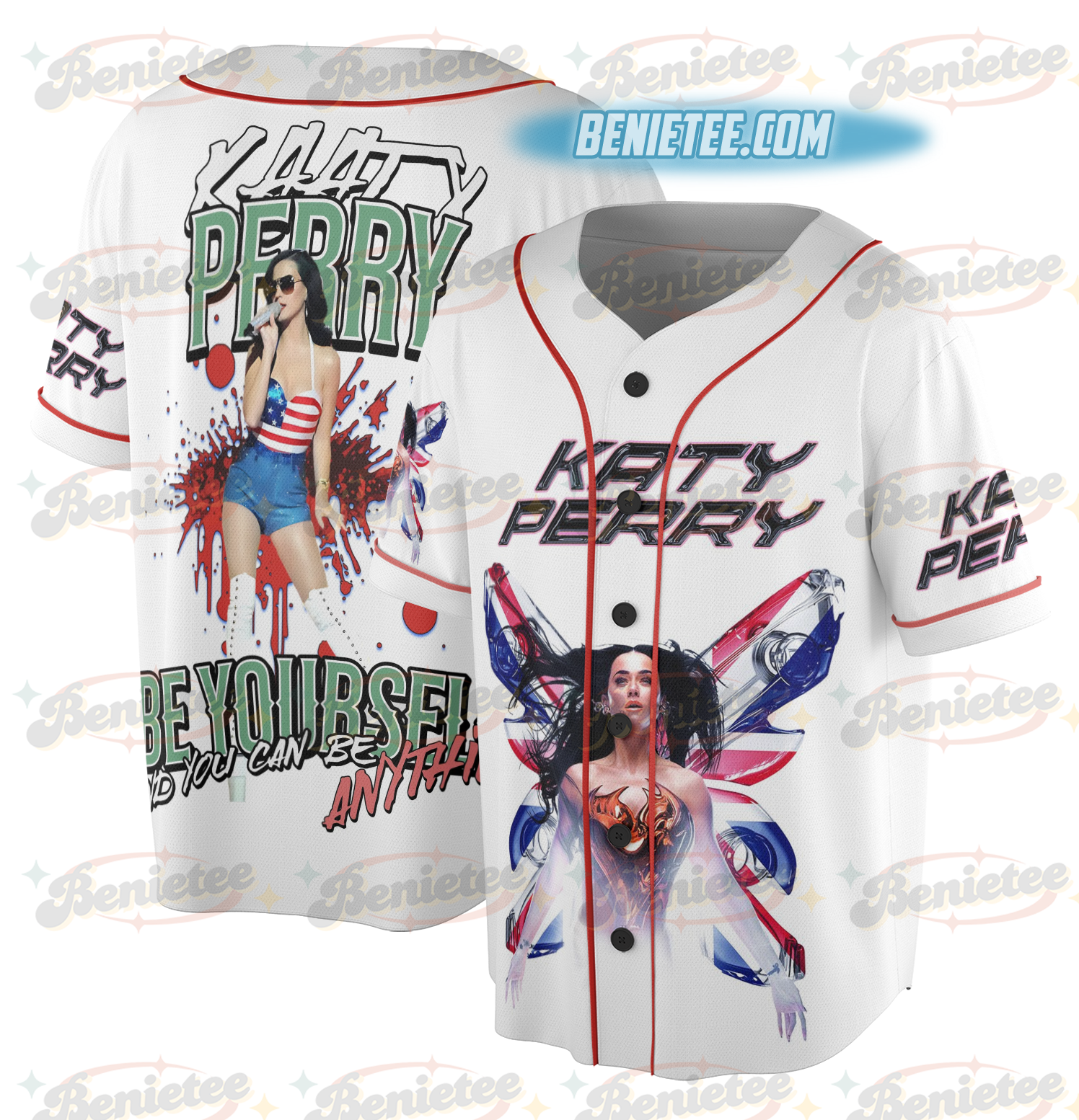 2025 Katy Perry The Lifetime Tour Baseball Jersey - Image 5