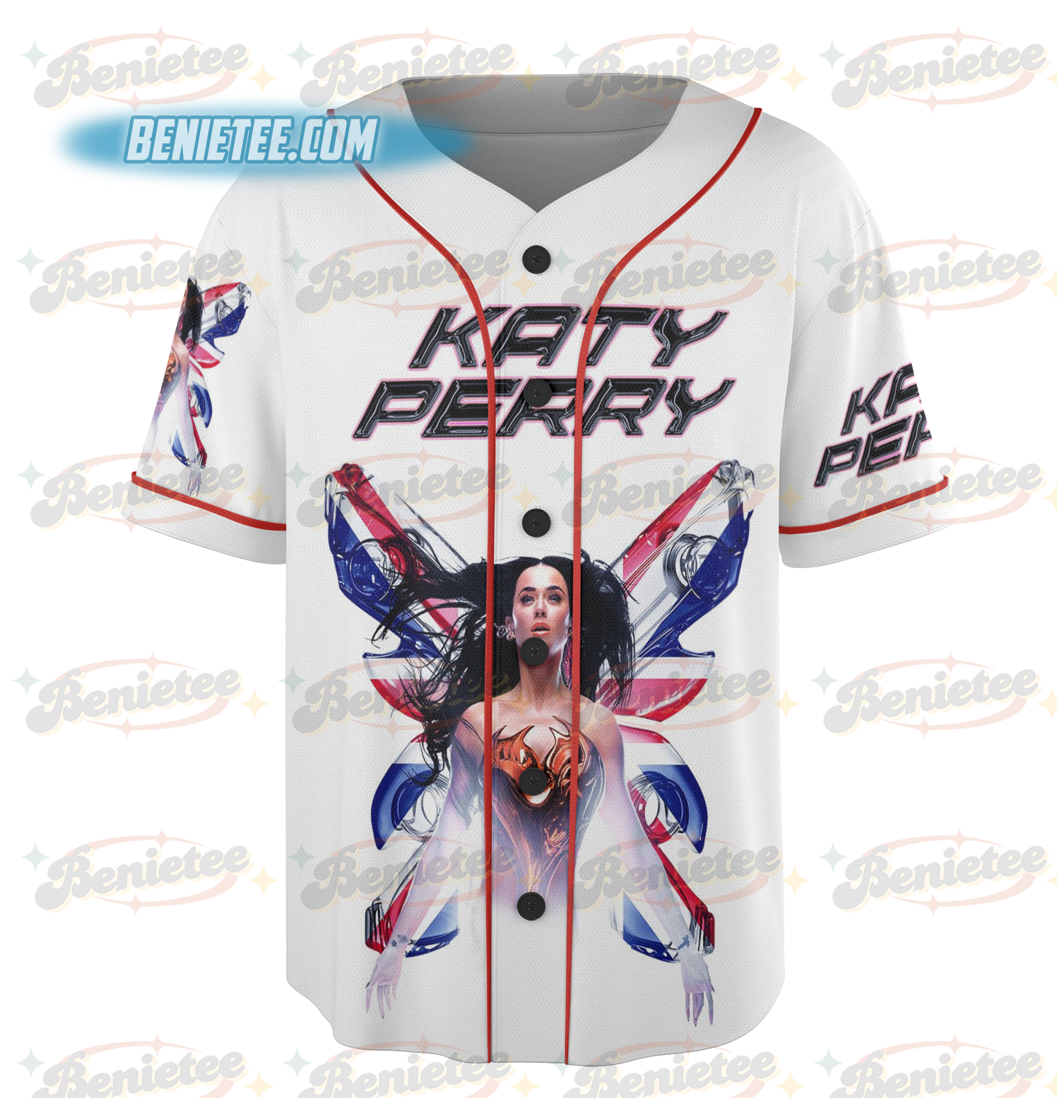 2025 Katy Perry The Lifetime Tour Baseball Jersey - Image 6