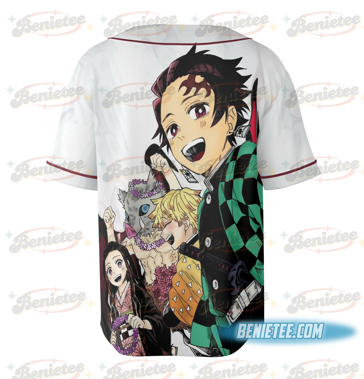 Demon slayer Anime Jersey, Anime Lover Shirt, Anime Baseball Jersey - Image 5