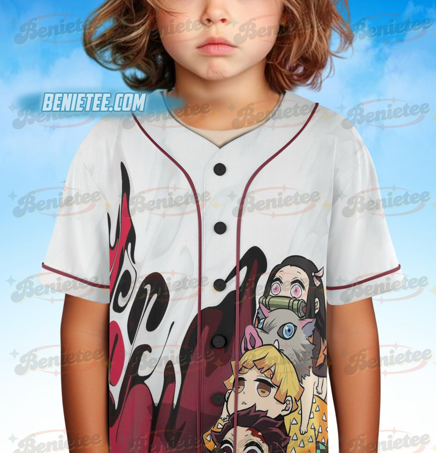 Demon slayer Anime Jersey, Anime Lover Shirt, Anime Baseball Jersey - Image 6