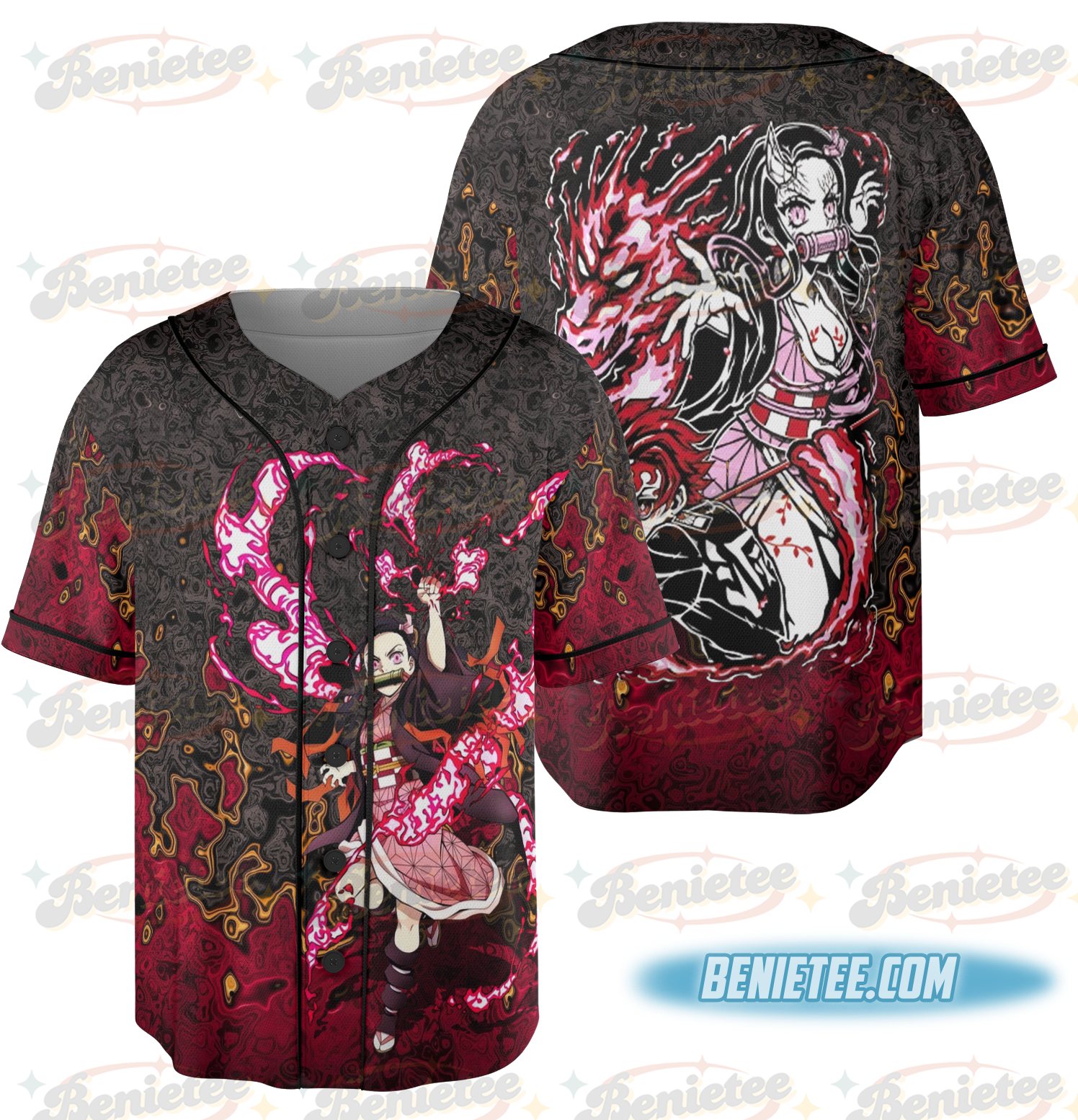 Demon Slay Nezuko Baseball Jersey