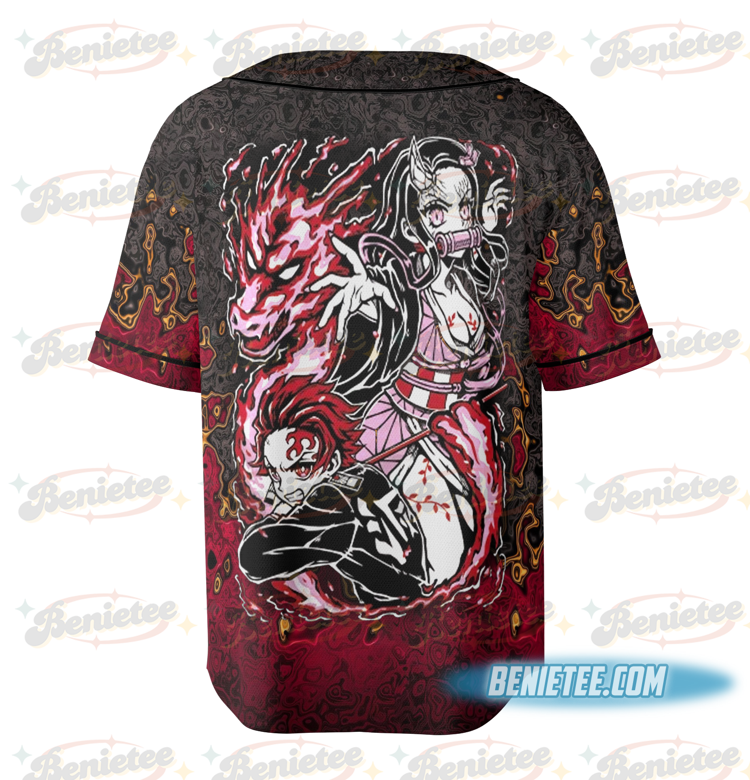Demon Slay Nezuko Baseball Jersey - Image 5