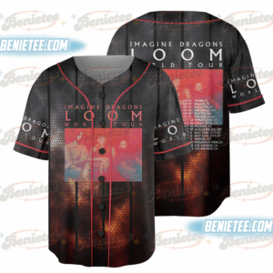 Vintage Music Tee, Imagine Dragons World Tour, Loom Tour 2025 BAseball Jersey