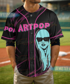 Alternative view of Lady Gaga Tour Baseball Jersey, Lady Gaga Mayhem Album Tee