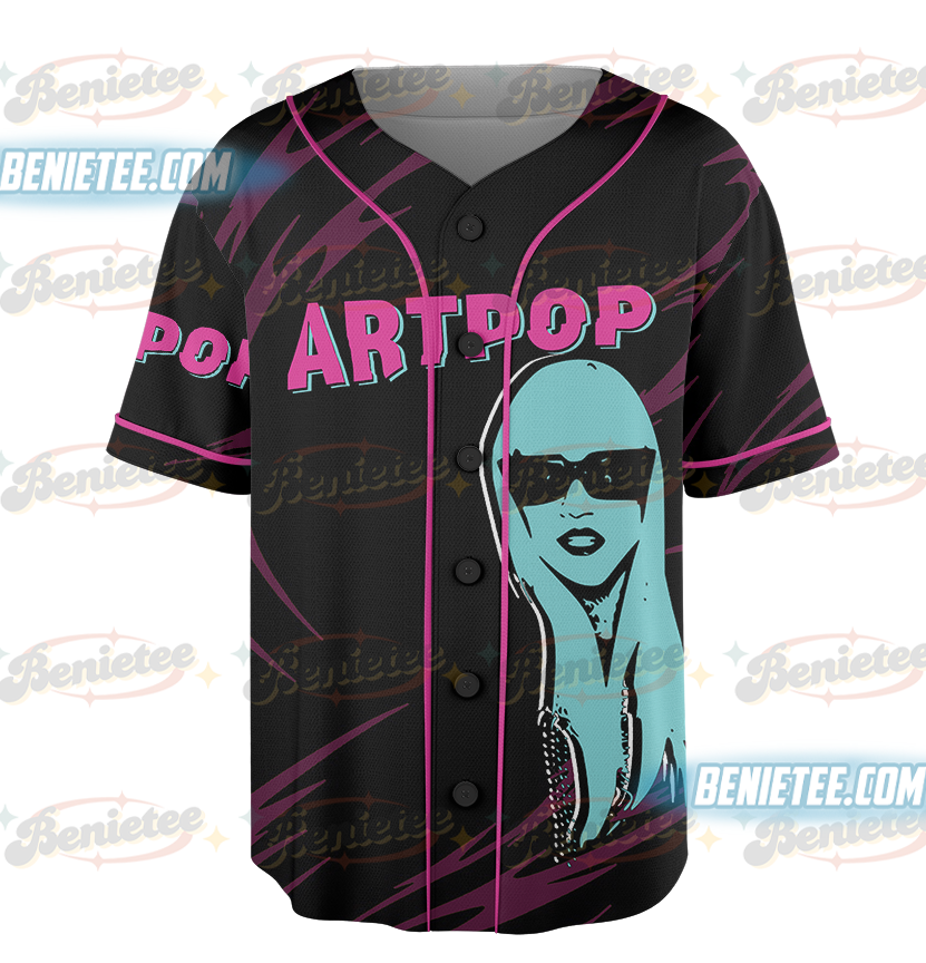 Lady Gaga Tour Baseball Jersey, Lady Gaga Mayhem Album Tee - Image 4