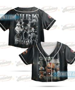 Chris Brown Vintage Middle Finger Vintage Croptop Baseball Jersey, Chris Brown Tour Breezy Bowl XX Vintage