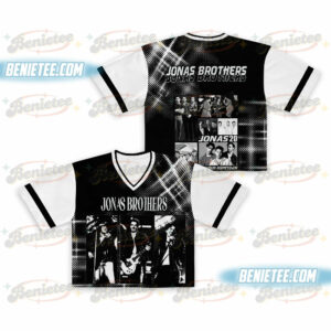 Jonas Bros 20th Annivesary Tour 2025 Croptop Football Jersey