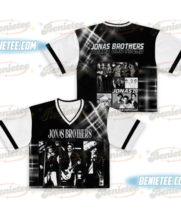 Jonas Bros 20th Annivesary Tour 2025 Croptop Football Jersey