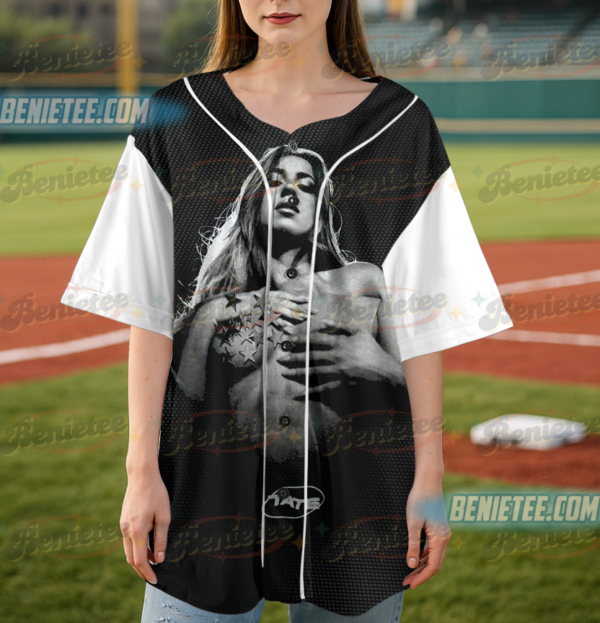 Alternative view of Tate McRae 2025 Concert Baseball Jersey, Tate McRae Miss Possessive Tour 2025 Jersey, Tate McRae Fan Gift Shirt, Tate McRae Merch