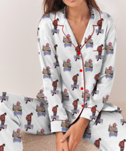 Alternative view of Vintage Chris Brown Album Pajamas Set Long, Breezy Bowl Pajamas, Chris Brown Tour Breezy Bowl XX