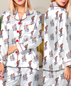 Vintage Chris Brown Album Pajamas Set Long, Breezy Bowl Pajamas, Chris Brown Tour Breezy Bowl XX