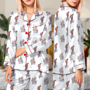 Vintage Chris Brown Album Pajamas Set Long, Breezy Bowl Pajamas, Chris Brown Tour Breezy Bowl XX