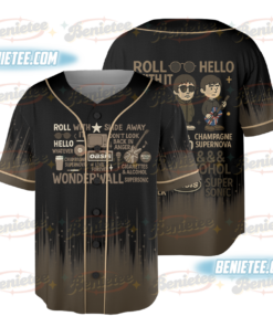 Oasis UNISEX Reunion Tour 2025 Oasis 2025 Tour Baseball Jersey, Oasis Tee, Beautiful Oasis 2025 Concert Jersey